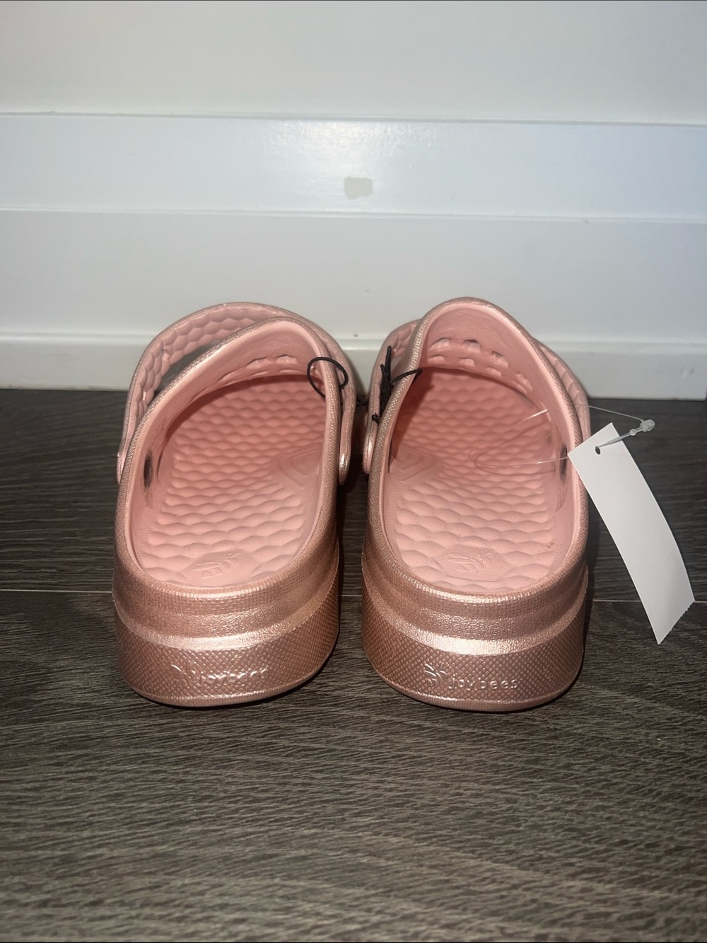 Joybees Kids Metallic Pink Shoes - Picture 3 of 5